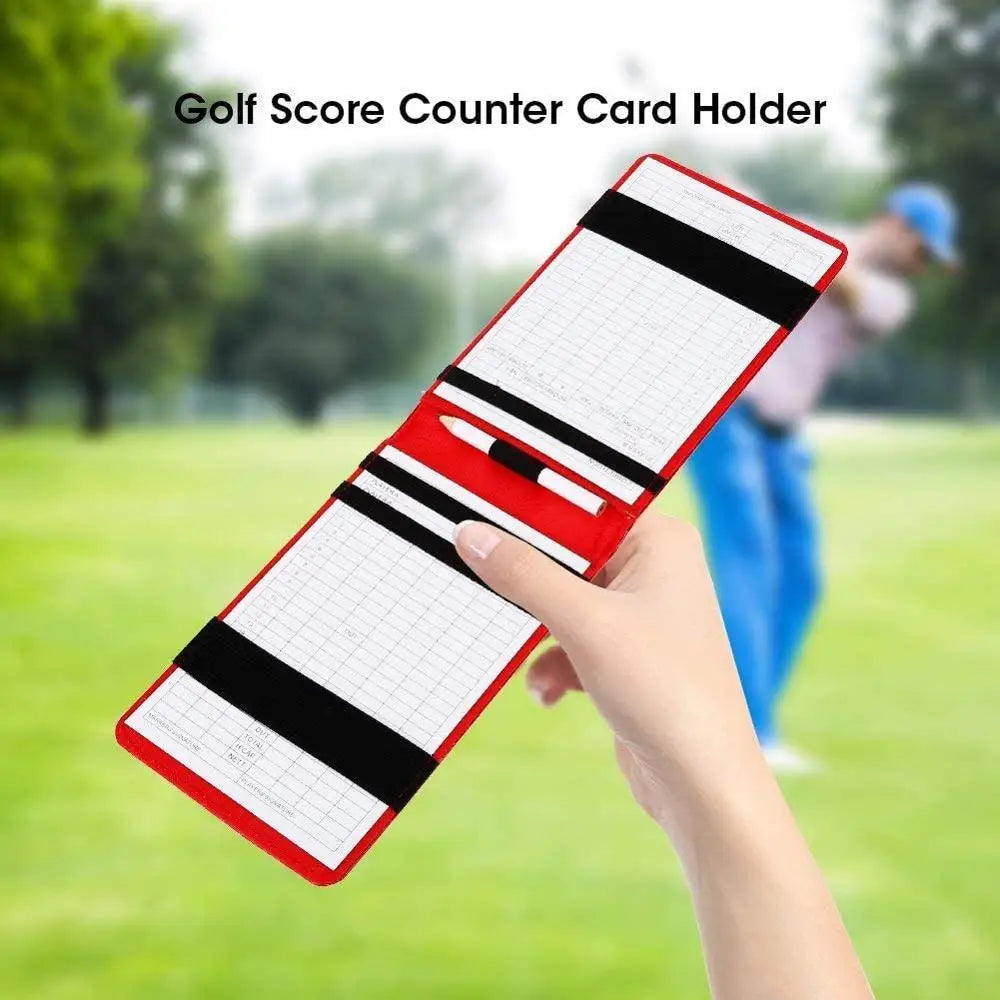 Leather Golf Scorecard Holder