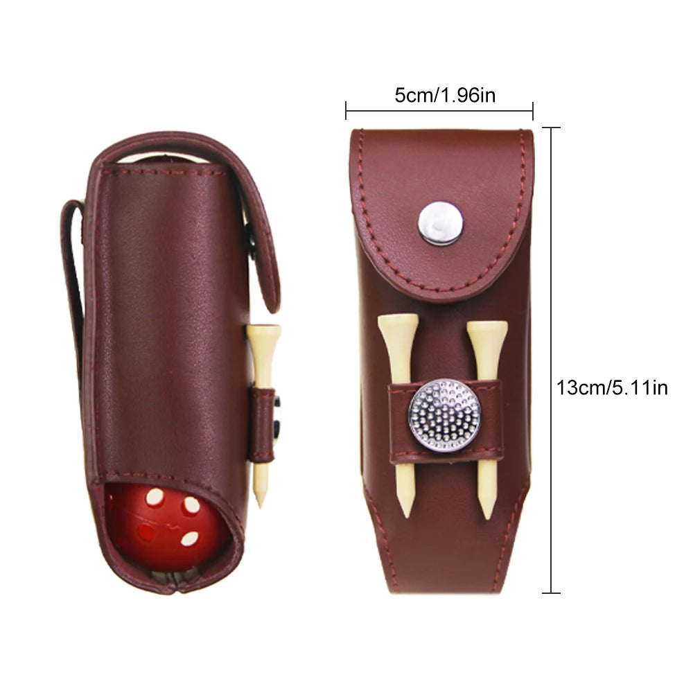 Leather Golf Caddie Tool Pouch