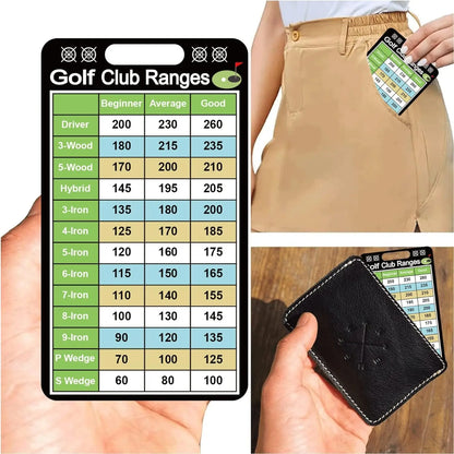 Golf Club Distance Card